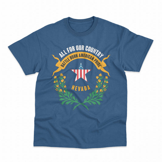 Nevada Battle Born American Pride T-Shirt